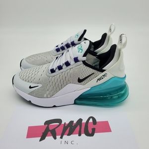 Nike Air Max 270 GS Platinum Jade Blue White